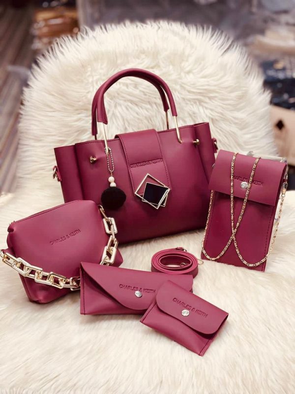 5 Pcs Ladies Hand Bag