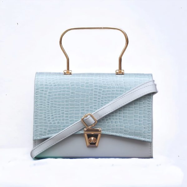 Stylish Hand Bag With Top Handle And Long Strap